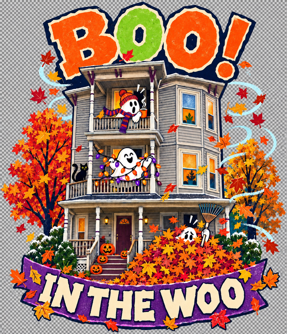 Halloween BOO in the WOO! T-Shirt