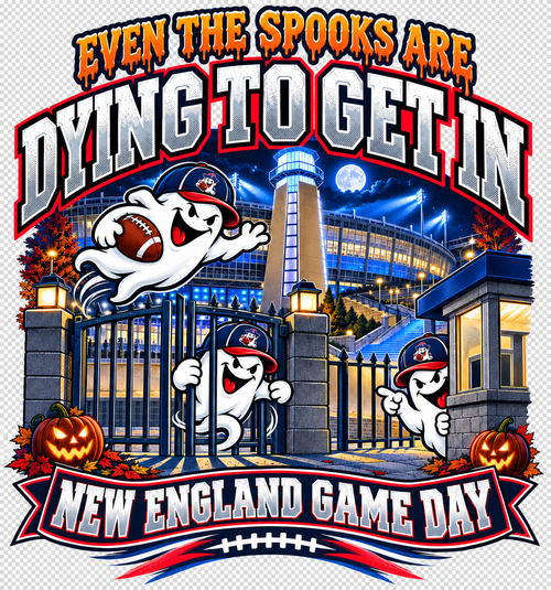 Halloween Football New England Game Day T-Shirt
