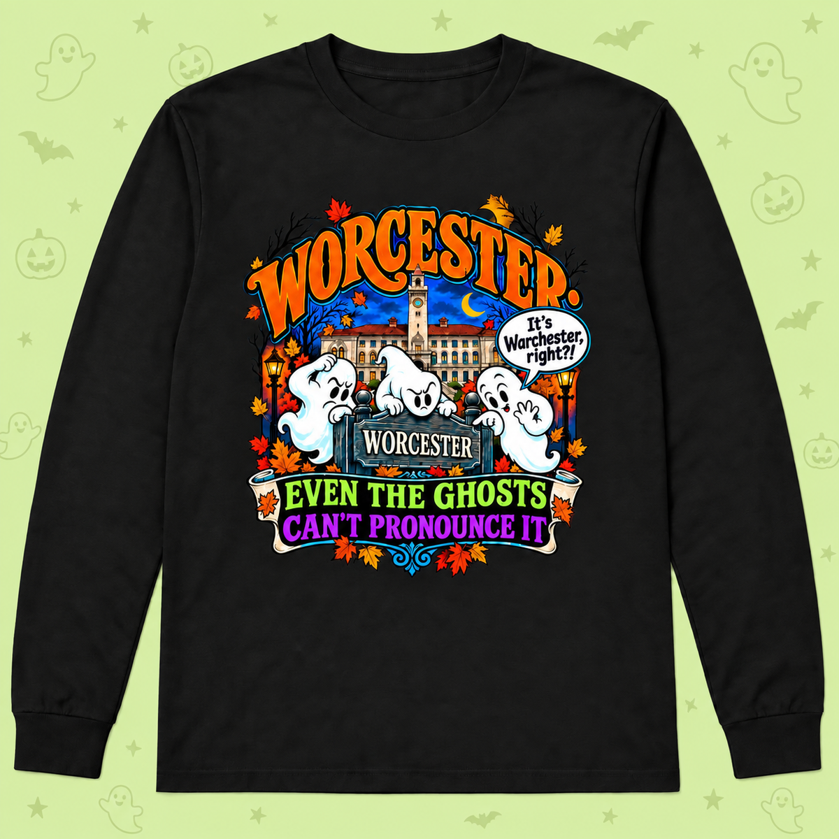 Halloween Worcester Pronunciation T-Shirt