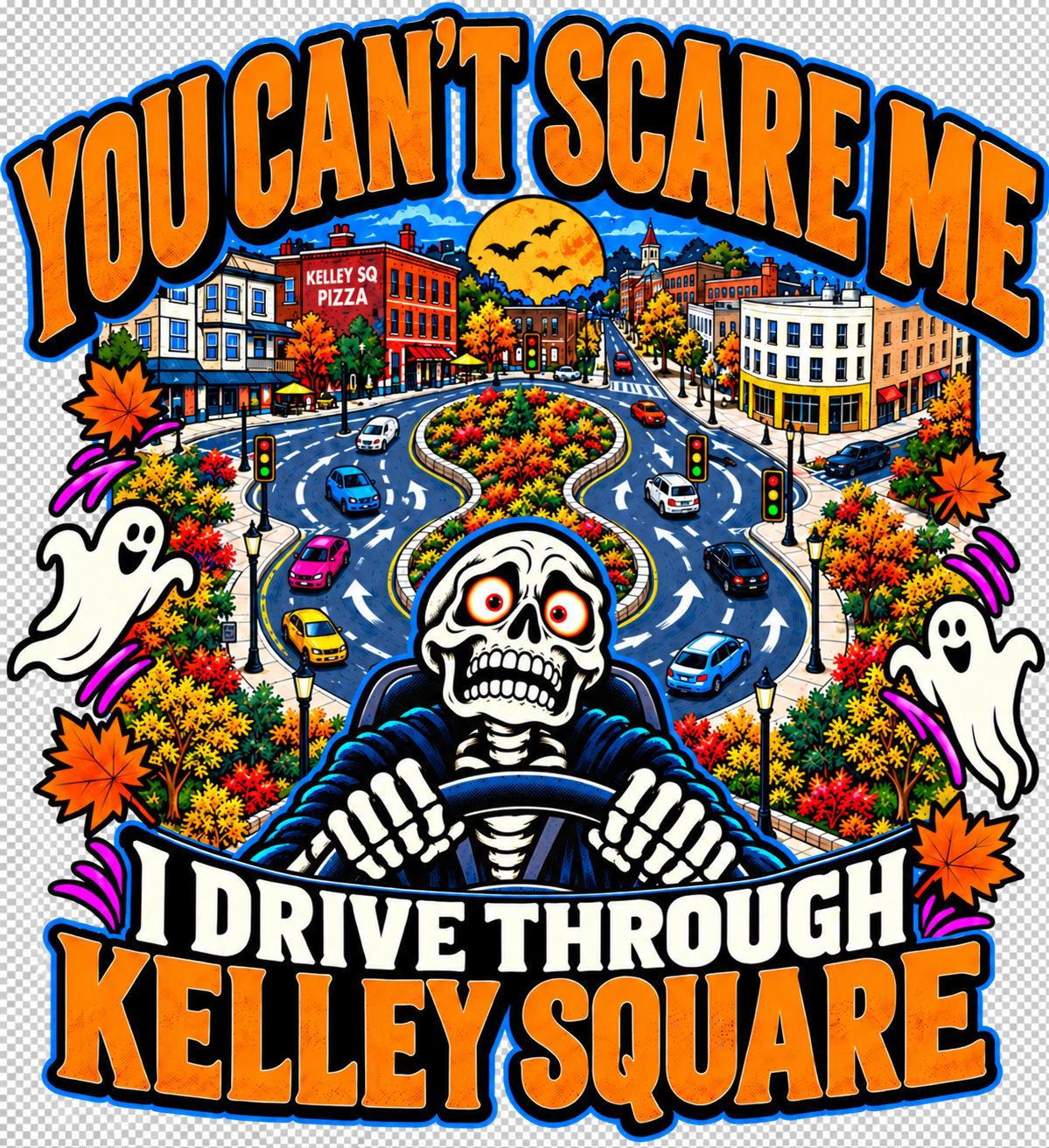 Halloween Kelley Square T-Shirt