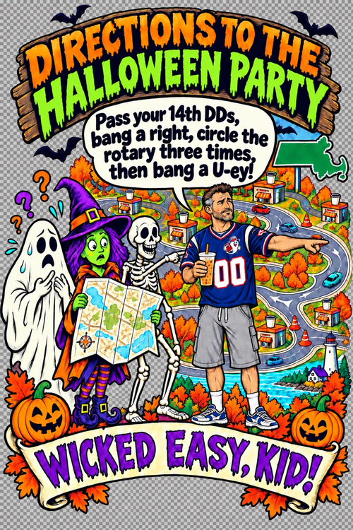 Halloween MA Directions T-Shirt